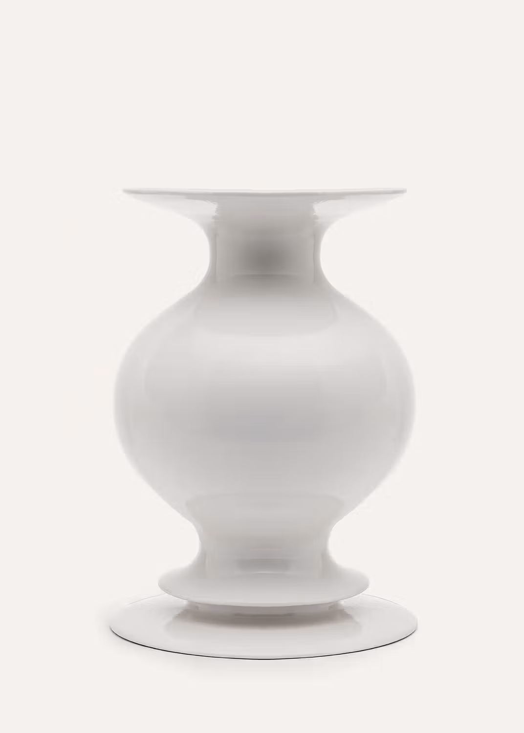 Vaso Ceramica - Glazed White